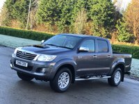 USED 2011 61 TOYOTA HI-LUX 3.0 INVINCIBLE 4X4 D-4D DCB 169 BHP ** NO VAT ** NO VAT +   LOW MILES