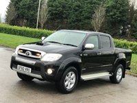 USED 2010 60 TOYOTA HI-LUX 3.0 INVINCIBLE 4X4 D-4D DCB 169 BHP FULL LEATHER + SAT NAV ** NO VAT **