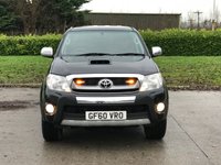 USED 2010 60 TOYOTA HI-LUX 3.0 INVINCIBLE 4X4 D-4D DCB 169 BHP FULL LEATHER + SAT NAV ** NO VAT **