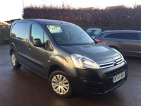 USED 2015 65 CITROEN BERLINGO 1.6 625 X L1 HDI 74 BHP An Extremely Clean Example in Shark Grey with ONLY 13986 Miles, FSH and MOT till 10/20. Price Includes VAT. VAT Invoice Provided. FINANCE FROM ONLY &pound;112 PER MONTH*