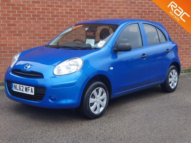 2012 62 Nissan Micra 1.2 VISIA 5d FULL NISSAN SERVICE HISTORY