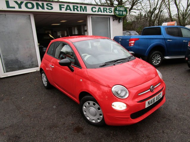2016 16 Fiat 500 1.2 POP 3d 69 BHP NEW SHAPE