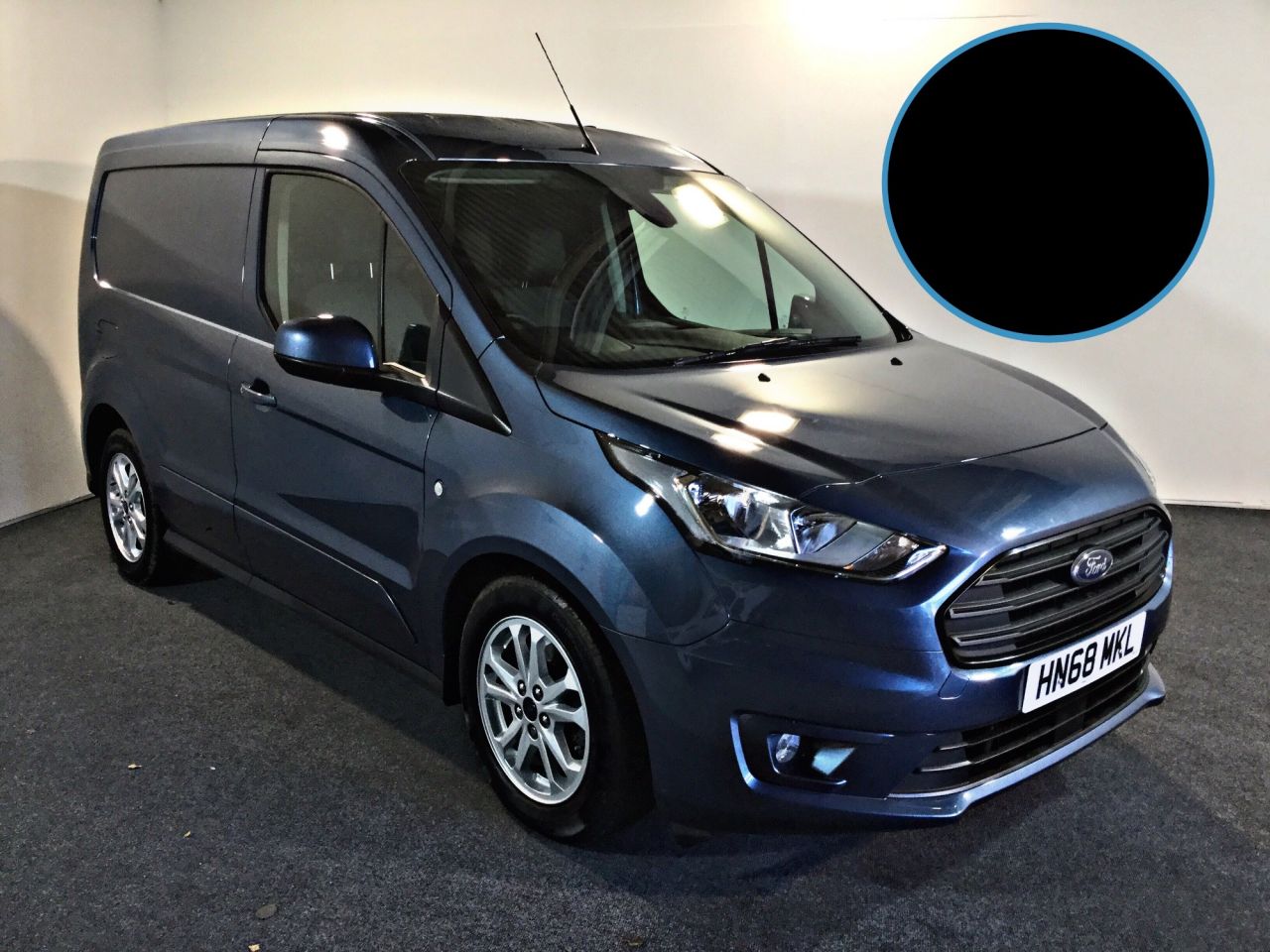 ford transit connect chrome blue