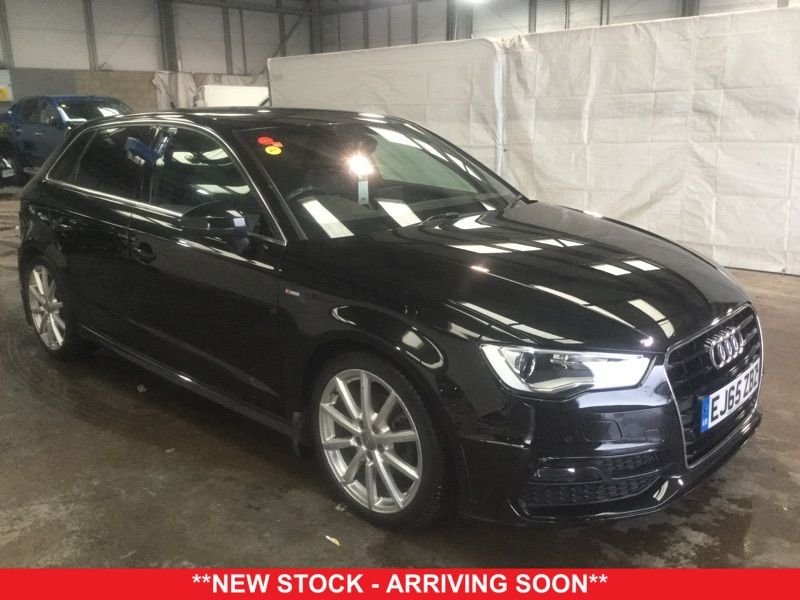 2015 65 AUDI A3 1.6 TDI S LINE NAV 5d AUTO 109 BHP