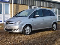 USED 2010 10 VAUXHALL MERIVA 1.4 DESIGN 16V TWINPORT 5d 90 BHP www.suffolkcarcentre.co.uk - Located at Reydon