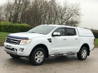 USED 2015 15 FORD RANGER 3.2 LIMITED 4X4 DCB TDCI 4d 197 BHP FULL LEATHER + PARKING SENSORS