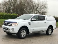 USED 2015 15 FORD RANGER 3.2 LIMITED 4X4 DCB TDCI 4d 197 BHP FULL LEATHER + PARKING SENSORS