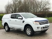 USED 2015 15 FORD RANGER 3.2 LIMITED 4X4 DCB TDCI 4d 197 BHP FULL LEATHER + PARKING SENSORS