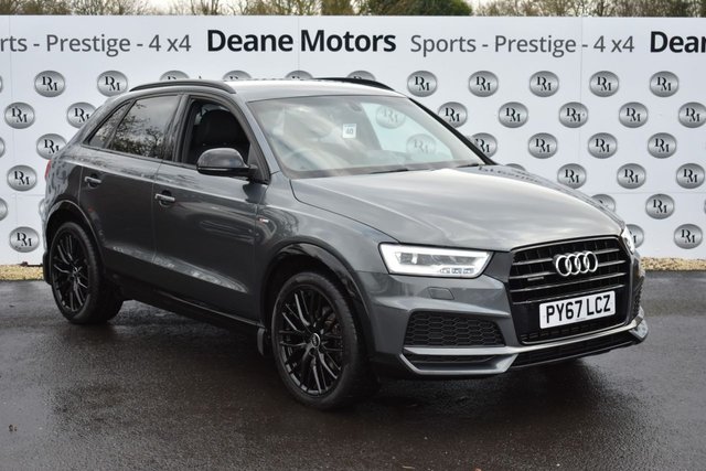 2017 67 Audi Q3 2.0 TFSI QUATTRO BLACK EDITION 5d 178 BHP LOW MILEAGE