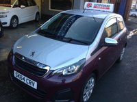USED 2014 64 PEUGEOT 108 1.0 ACTIVE 3d  ....Stunning Car.....