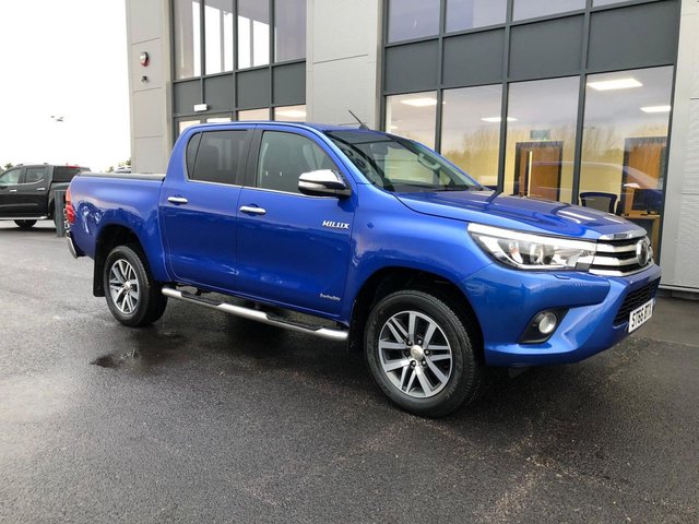 2016 66 Toyota HI-Lux 2.4 INVINCIBLE 4WD NEBULA BLUE EURO 6