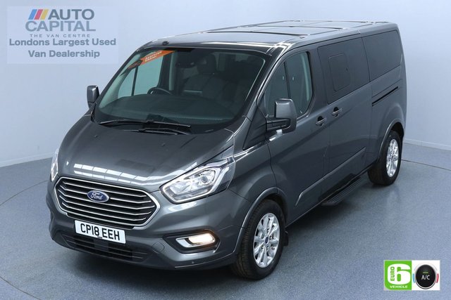 2018 18 FORD TOURNEO CUSTOM 2.0 310 TITANIUM LWB 129 BHP 9 SEATS MINIBUS