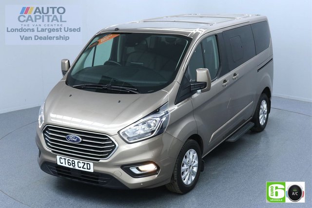2018 68 FORD TOURNEO CUSTOM 2.0 320 Titanium 130 BHP L1 Auto 8 Seats Minibus Euro 6 Low Emission
