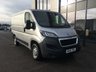 USED 2016 16 PEUGEOT BOXER 2.2 HDI 333 L1H1 PROFESSIONAL AIR CON NAV 115PS RARE SWB SIZE IN SILVER