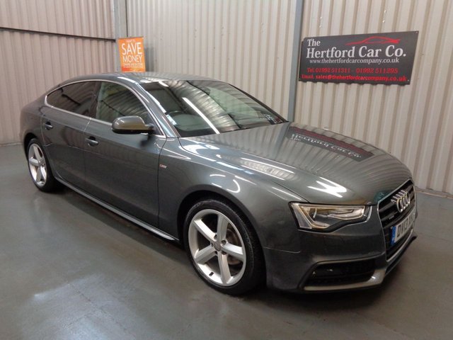 2013 13 Audi A5 2.0 SPORTBACK TDI QUATTRO S LINE S/S 5d 174 BHP