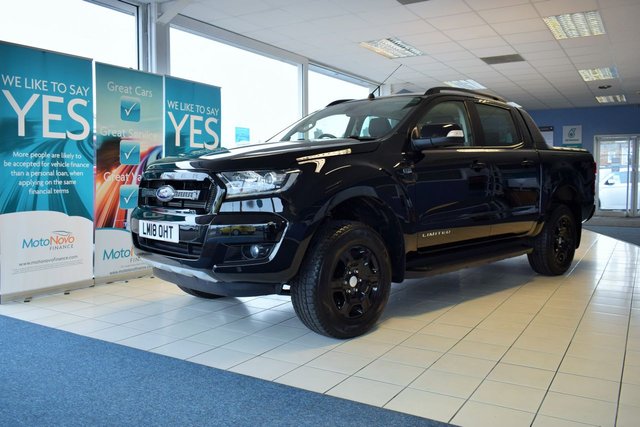 2018 18 Ford Ranger 2.2 BLACK EDITION  4X4 DOUBLE CAB TDCI 4d 158 BHP