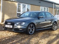 USED 2013 63 AUDI A4 2.0 TDI BLACK EDITION 4d 174 BHP www.suffolkcarcentre.co.uk - Located at Reydon