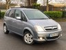 USED 2009 59 VAUXHALL MERIVA 1.6 DESIGN 16V 5d 100 BHP LOW MILES+SH+MPV+AUTOMATIC