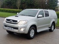 USED 2010 60 TOYOTA HI-LUX 2.5 HL3 4X4 D-4D DCB 142 BHP PRICE 7460 + VAT 1492 TOTAL = 8952