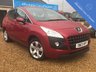 USED 2013 13 PEUGEOT 3008 1.6 HDI ACTIVE 5d 115 BHP Economical Diesel Model in Stunning Cherry Red