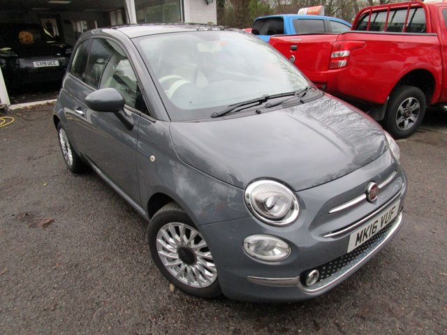 2016 16 Fiat 500 1.2 LOUNGE 3d 69 BHP NEW SHAPE