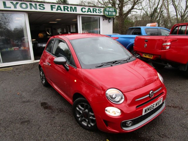 2017 66 Fiat 500 1.2 S (SPORT) 3d 69 BHP NEW SHAPE