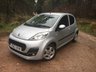 USED 2013 63 PEUGEOT 107 1.0 ALLURE 5d 68 BHP great first car - low insurance, ZERO road tax, aircon, alloys, bluetooth, privacy glass