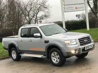 USED 2009 09 FORD RANGER 3.0 WILDTRAK 4X4 LWB D/C  4 DR  156 BHP TWO TONE LEATHER+TOW BAR ** NO VAT