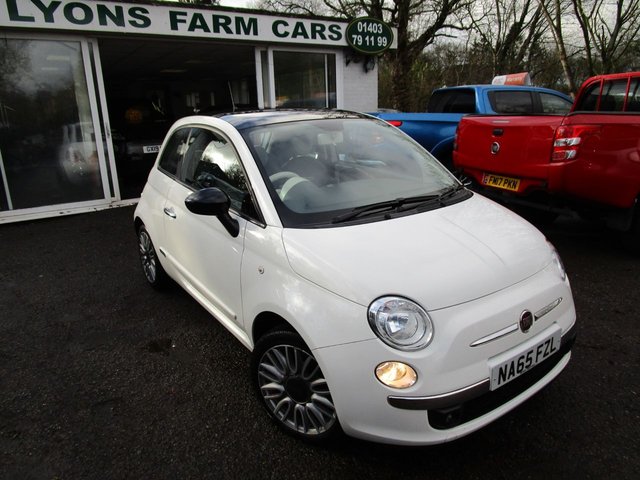 2015 65 Fiat 500 1.2 CULT 3d 69 BHP