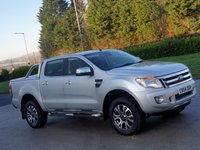 USED 2014 64 FORD RANGER 2.2 LIMITED 4X4 DCB TDCI 4d 148 BHP FULL LEATHER + SAT NAV ** NO VAT **