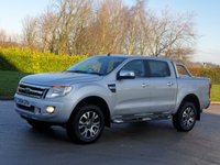 USED 2014 64 FORD RANGER 2.2 LIMITED 4X4 DCB TDCI 4d 148 BHP FULL LEATHER + SAT NAV ** NO VAT **