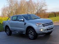 USED 2014 64 FORD RANGER 2.2 LIMITED 4X4 DCB TDCI 4d 148 BHP FULL LEATHER + SAT NAV ** NO VAT **