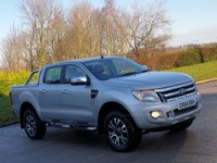 USED 2014 64 FORD RANGER 2.2 LIMITED 4X4 DCB TDCI 4d 148 BHP FULL LEATHER + SAT NAV ** NO VAT **