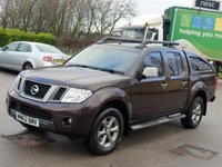USED 2013 62 NISSAN NAVARA 2.5 DCI PLATINUM 4X4 SHR DCB 188 BHP GENUINE LOW MILES +  SPORT CANOPY