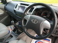 USED 2013 63 TOYOTA HI-LUX 3.0 INVINCIBLE 4X4 D-4D DCB 169 BHP SATNAV+LEATHER ** NO VAT ** NO VAT
