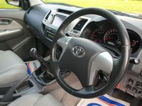 USED 2013 63 TOYOTA HI-LUX 3.0 INVINCIBLE 4X4 D-4D DCB 169 BHP SATNAV+LEATHER ** NO VAT ** NO VAT