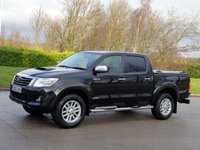 USED 2013 63 TOYOTA HI-LUX 3.0 INVINCIBLE 4X4 D-4D DCB 169 BHP SATNAV+LEATHER ** NO VAT ** NO VAT