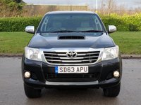 USED 2013 63 TOYOTA HI-LUX 3.0 INVINCIBLE 4X4 D-4D DCB 169 BHP SATNAV+LEATHER ** NO VAT ** NO VAT