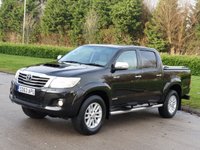 USED 2013 63 TOYOTA HI-LUX 3.0 INVINCIBLE 4X4 D-4D DCB 169 BHP SATNAV+LEATHER ** NO VAT ** NO VAT