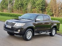 USED 2013 63 TOYOTA HI-LUX 3.0 INVINCIBLE 4X4 D-4D DCB 169 BHP SATNAV+LEATHER ** NO VAT ** NO VAT