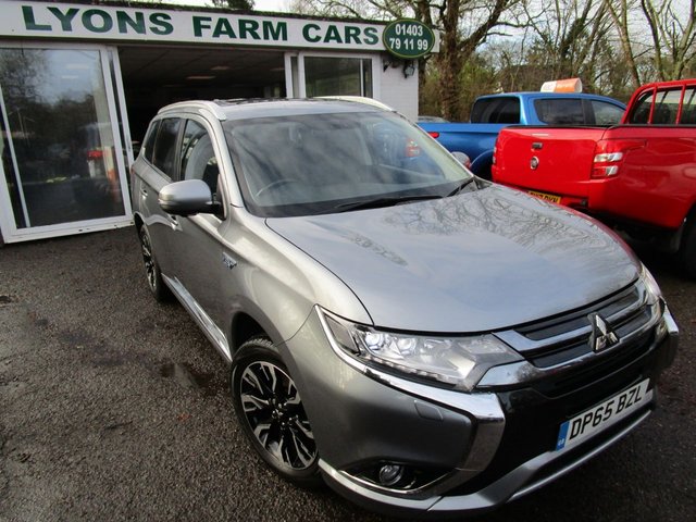 2015 65 Mitsubishi Outlander 2.0 PHEV GX 4H 5d PLUG-IN HYBRID 4x4 AUTOMATIC 161 BHP FOUR WHEEL DRIVE NEW SHAPE