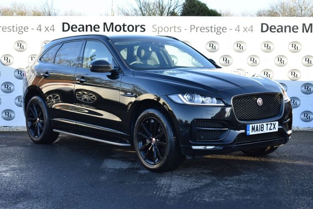 2018 18 Jaguar F-Pace 2.0 R-SPORT AWD 5d 178 BHP BLACK EDITION