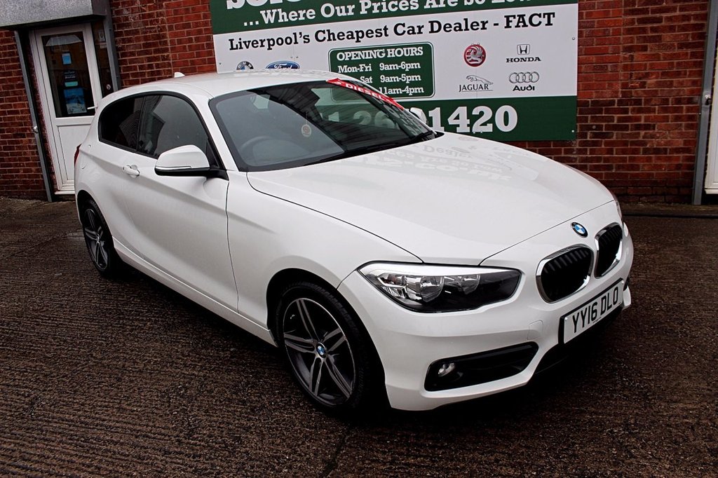 2016 16 BMW 1 SERIES 2.0 118D SPORT 3d 147 BHP