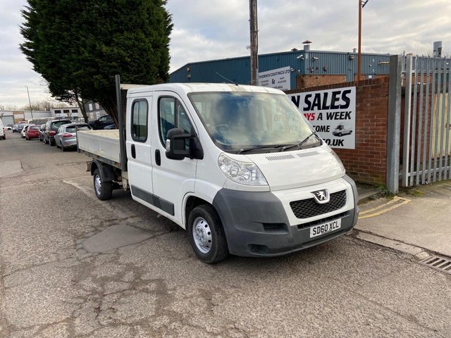 2010 60 Peugeot Boxer 2.2 335 L3 LWB CRC 118 BHP **FINNANCE AVAILABLE** DROPSIDE**