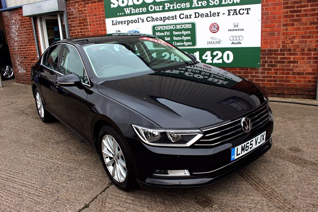 2015 65 VOLKSWAGEN PASSAT 1.6 SE TDI BLUEMOTION TECHNOLOGY 4d 119 BHP