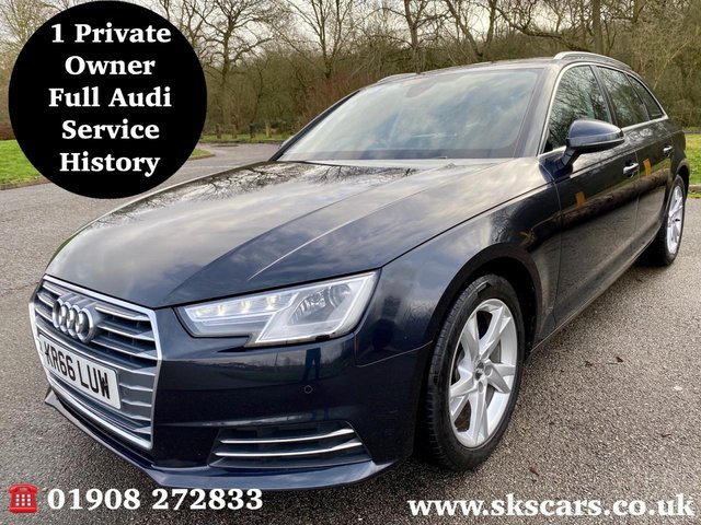 2016 66 Audi A4 2.0 AVANT TDI ULTRA SPORT 5d 148 BHP