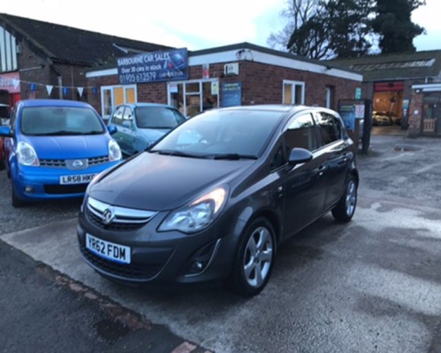 2012 62 Vauxhall Corsa 1.4 SXI AC 5d 98 BHP