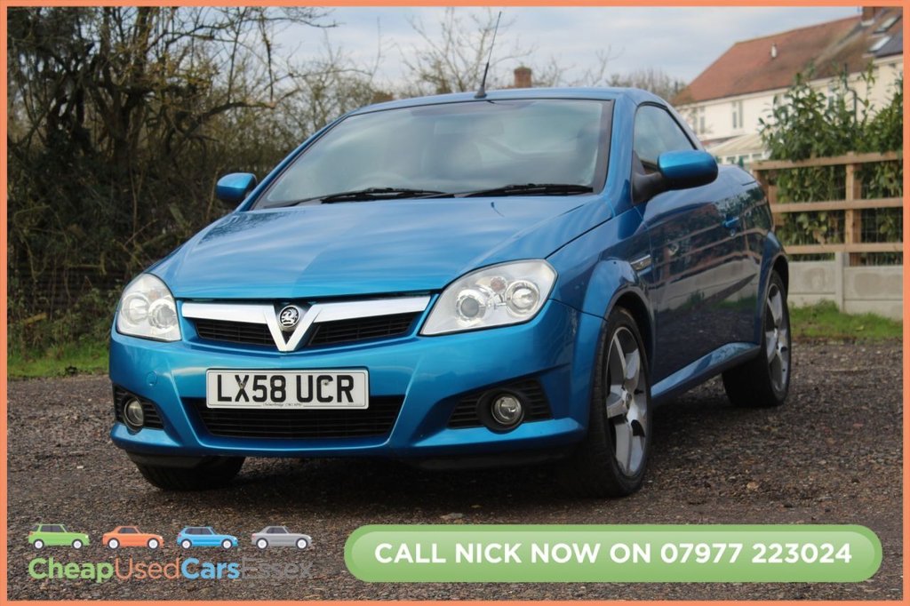 2008 Vauxhall Tigra 1 4 Exclusiv 16v Red 2d 90 Bhp