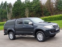 USED 2015 15 TOYOTA HI-LUX 3.0 INVINCIBLE 4X4 D-4D DCB 169 BHP SAT NAV + LEATHER + PARKING SENSORS