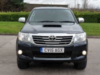 USED 2015 15 TOYOTA HI-LUX 3.0 INVINCIBLE 4X4 D-4D DCB 169 BHP SAT NAV + LEATHER + PARKING SENSORS